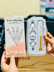 4 in 1 Flawless hair remover | Shaver | Trimmer | Eyebrow trimmer | Precision Trimmer