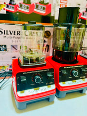 Silver Crest 3 in 1 Juicer Blender | Juicer | Grinder | Chopper | 3 plug + 1 year Warranty