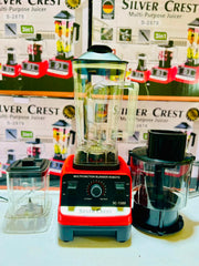 Silver Crest 3 in 1 Juicer Blender | Juicer | Grinder | Chopper | 3 plug + 1 year Warranty