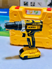 Dewalt 48V Drill Machine | with 20 pcs Drill bits and Screwdriver Heads | 2 Batteries and Charger