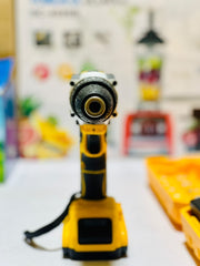 Dewalt 48V Drill Machine | with 20 pcs Drill bits and Screwdriver Heads | 2 Batteries and Charger