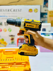 Dewalt 48V Drill Machine | with 20 pcs Drill bits and Screwdriver Heads | 2 Batteries and Charger