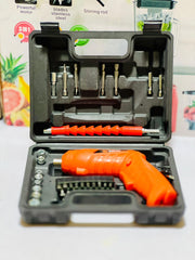 Rechargeable 47 Pcs Screw Driver Kit | Built in Battery | Kit + bits