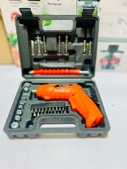 Rechargeable 47 Pcs Screw Driver Kit | Built in Battery | Kit + bits