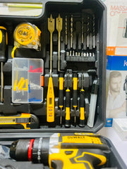 Dewalt 117 pcs Drill kit | Drill Machine | Dual Batteries | 117 pcs Accessories | Original Dewalt Charger |