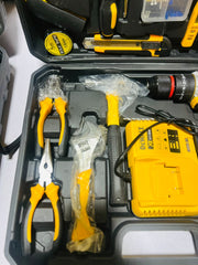 Dewalt 117 pcs Drill kit | Drill Machine | Dual Batteries | 117 pcs Accessories | Original Dewalt Charger |