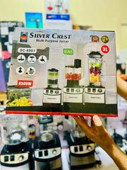 Silver Crest 8 in 1 Juicer Blender | Chopper | Juicer | Grinder | Citrus Juicer | Garlic Peeler | Dough kneader | Salad Cutter and Much More