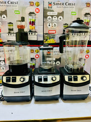 Silver Crest 8 in 1 Juicer Blender | Chopper | Juicer | Grinder | Citrus Juicer | Garlic Peeler | Dough kneader | Salad Cutter and Much More