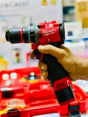 Milwaukee Rechargeable Drill Machine With 2 Batteries and polisher | Extender and Charger