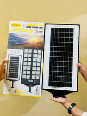 Solar Rechargeable Sensor Street Light With 528 LEDs and 28 COB light with Remote and Cells