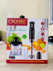 New Hand Blender Set 4 in 1 & 5 in 1 With Beater 800Watts & 600Watts single speed option Stainless Steel Immersion Blender - Egg beater and Milk Frother - Chopper and 600ml Beaker with Lid - Juicer Machine - kitchen