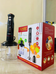 New Hand Blender Set 4 in 1 & 5 in 1 With Beater 800Watts & 600Watts single speed option Stainless Steel Immersion Blender - Egg beater and Milk Frother - Chopper and 600ml Beaker with Lid - Juicer Machine - kitchen