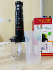 New Hand Blender Set 4 in 1 & 5 in 1 With Beater 800Watts & 600Watts single speed option Stainless Steel Immersion Blender - Egg beater and Milk Frother - Chopper and 600ml Beaker with Lid - Juicer Machine - kitchen