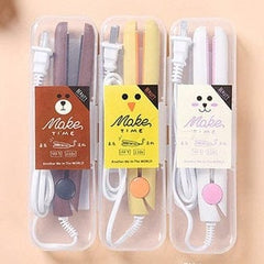 Mini Small Hair Straightener Student Mini Crystal Flat Iron Bangs Straight Hair Curler Fashion Portable Hair Styling Tools