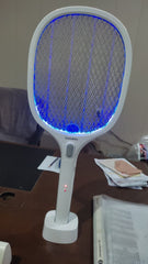 2 in 1 Rechargeable mosquito killer racket 2 in 1 and night lamp Mosqutio