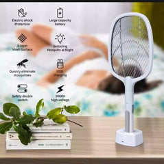 2 in 1 Rechargeable mosquito killer racket 2 in 1 and night lamp Mosqutio