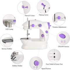 Sewing Machine For Learning | Plug in play | Cells operated | pedal operated