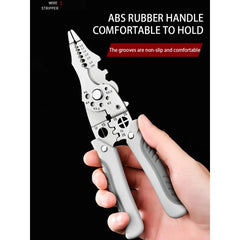 16 in 1 Electrician Pliers Multifunctional Needle Nose Pliers for Wire Stripping Cable Cutters Terminal Crimping Hand Tools